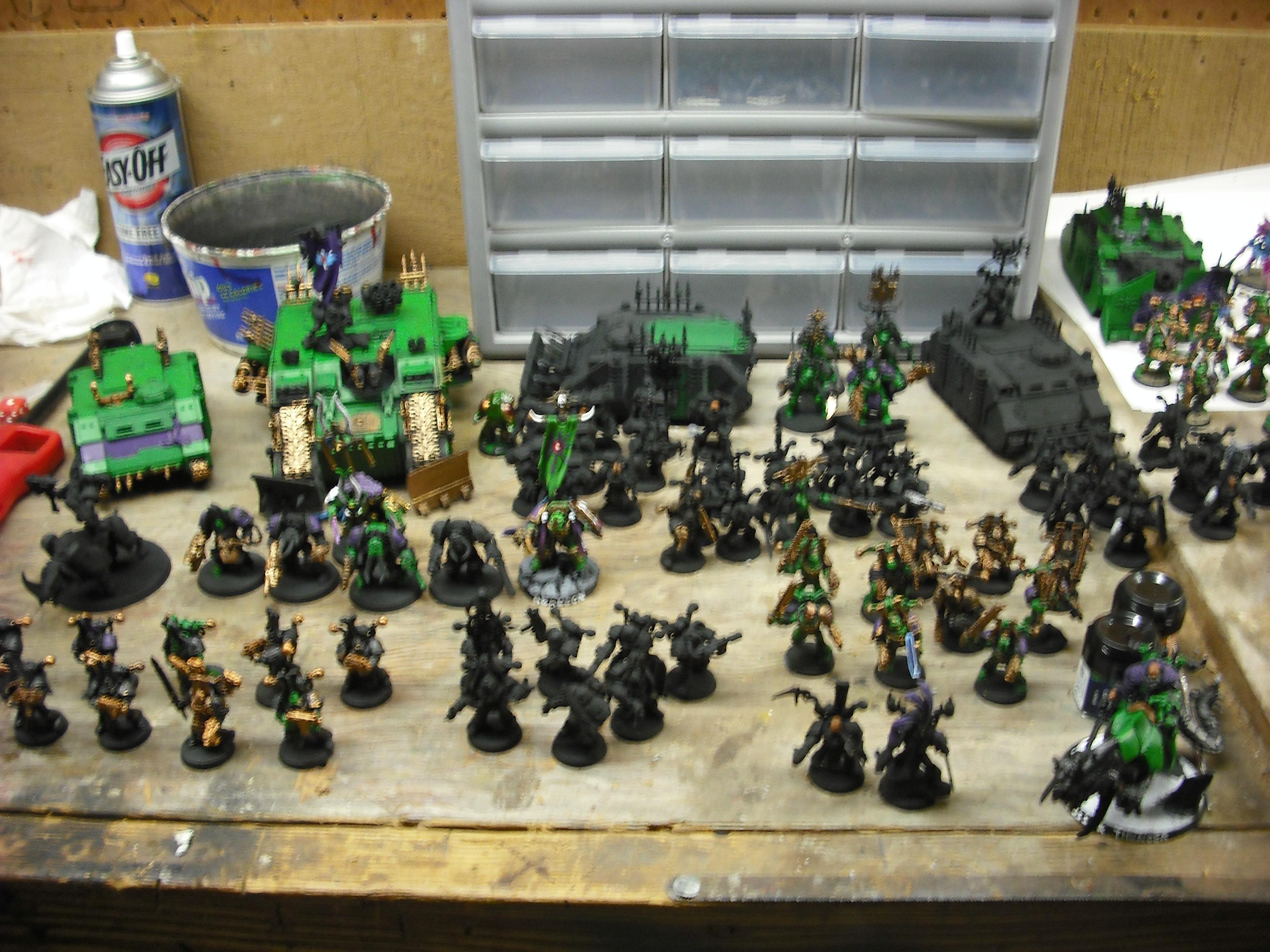 Army, Chaos Space Marines, Warhammer 40,000, Work In Progress