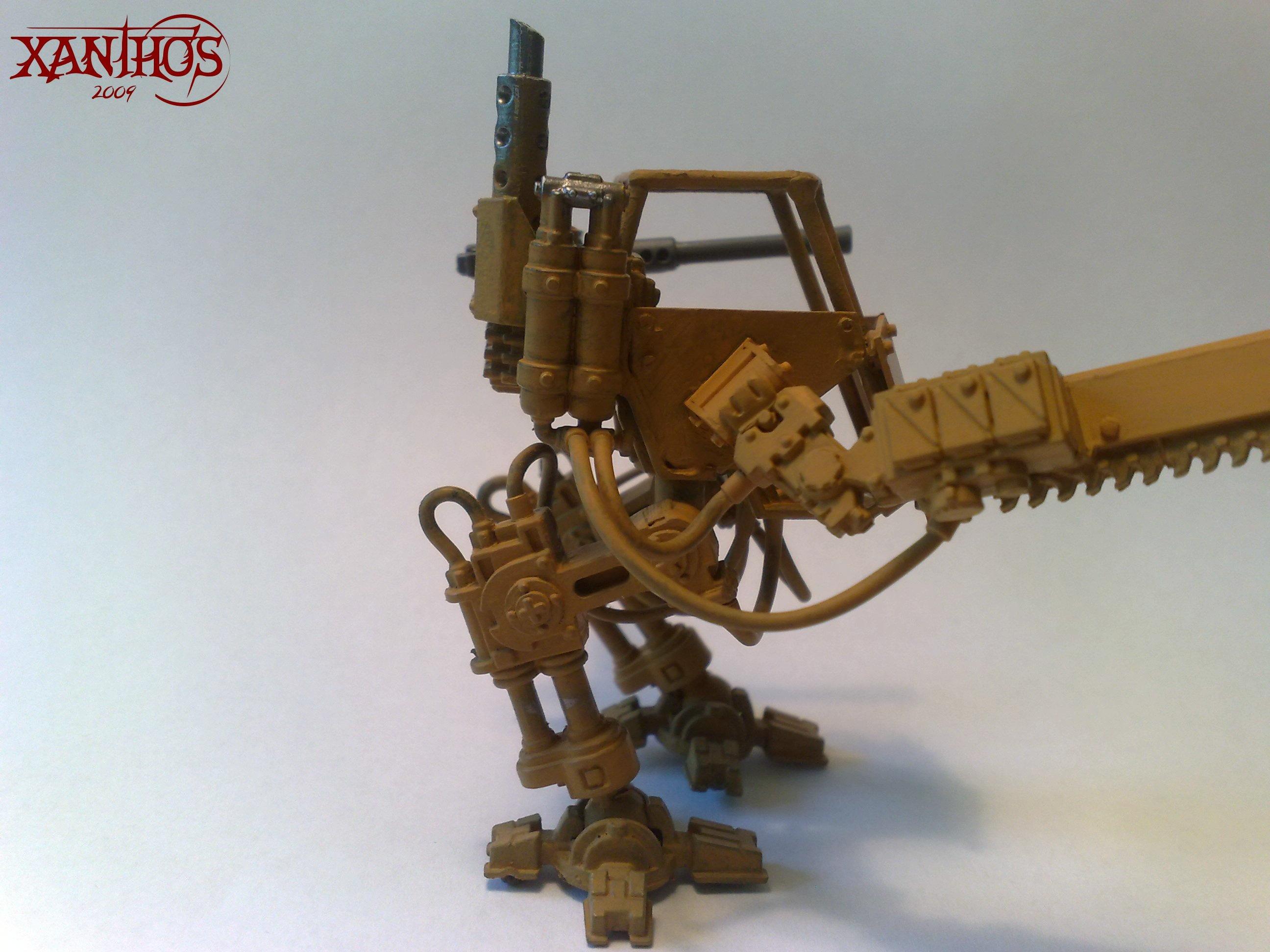 And a side shot. I am starting to really like the chainsaw. :)