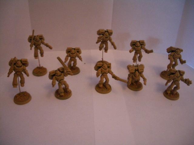 Imperial Fists, Space Marines, Warhammer 40,000, Work In Progress, Yellow Space Marines