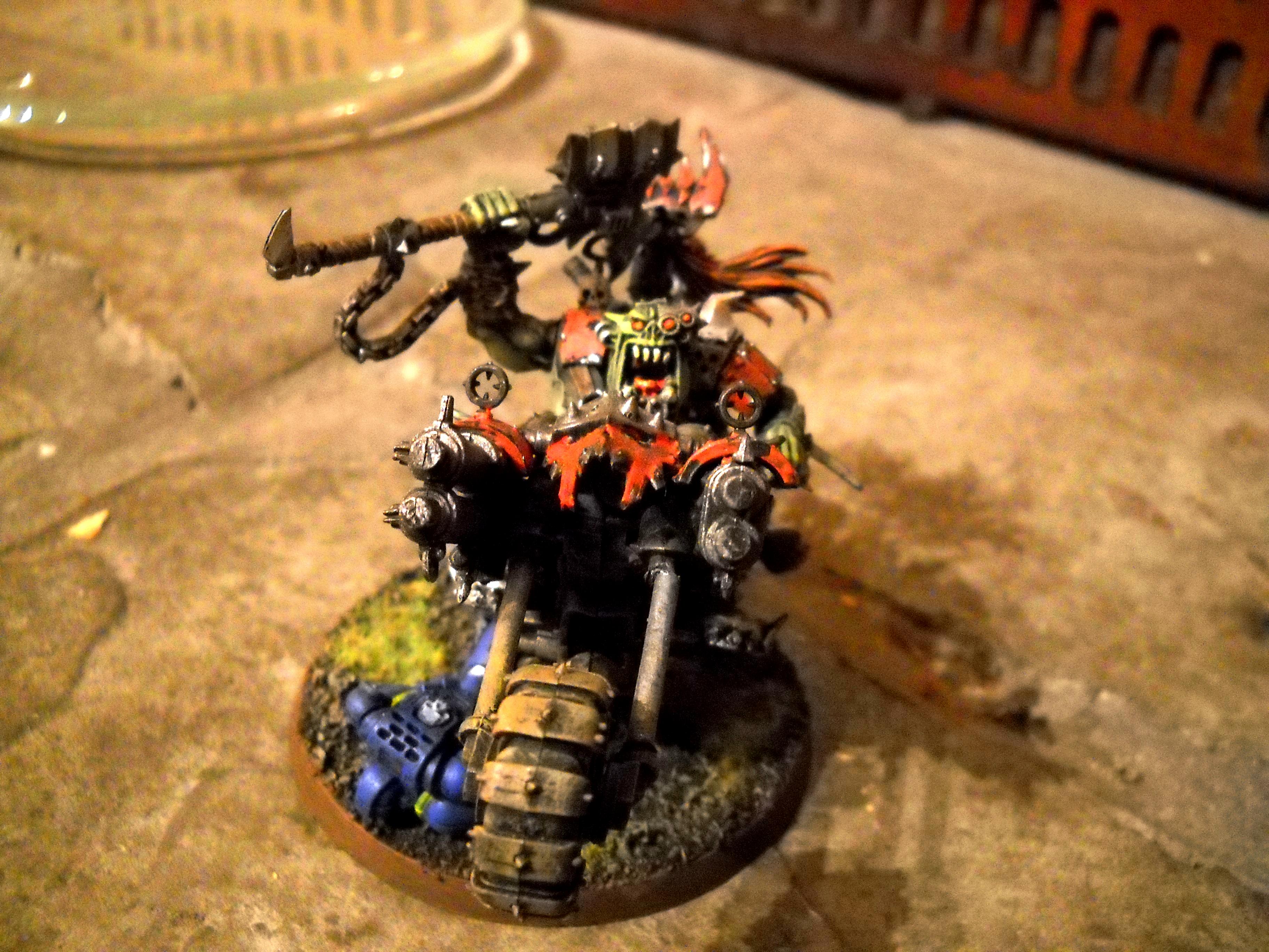 Bike, Orks, Warboss, Warhammer 40,000