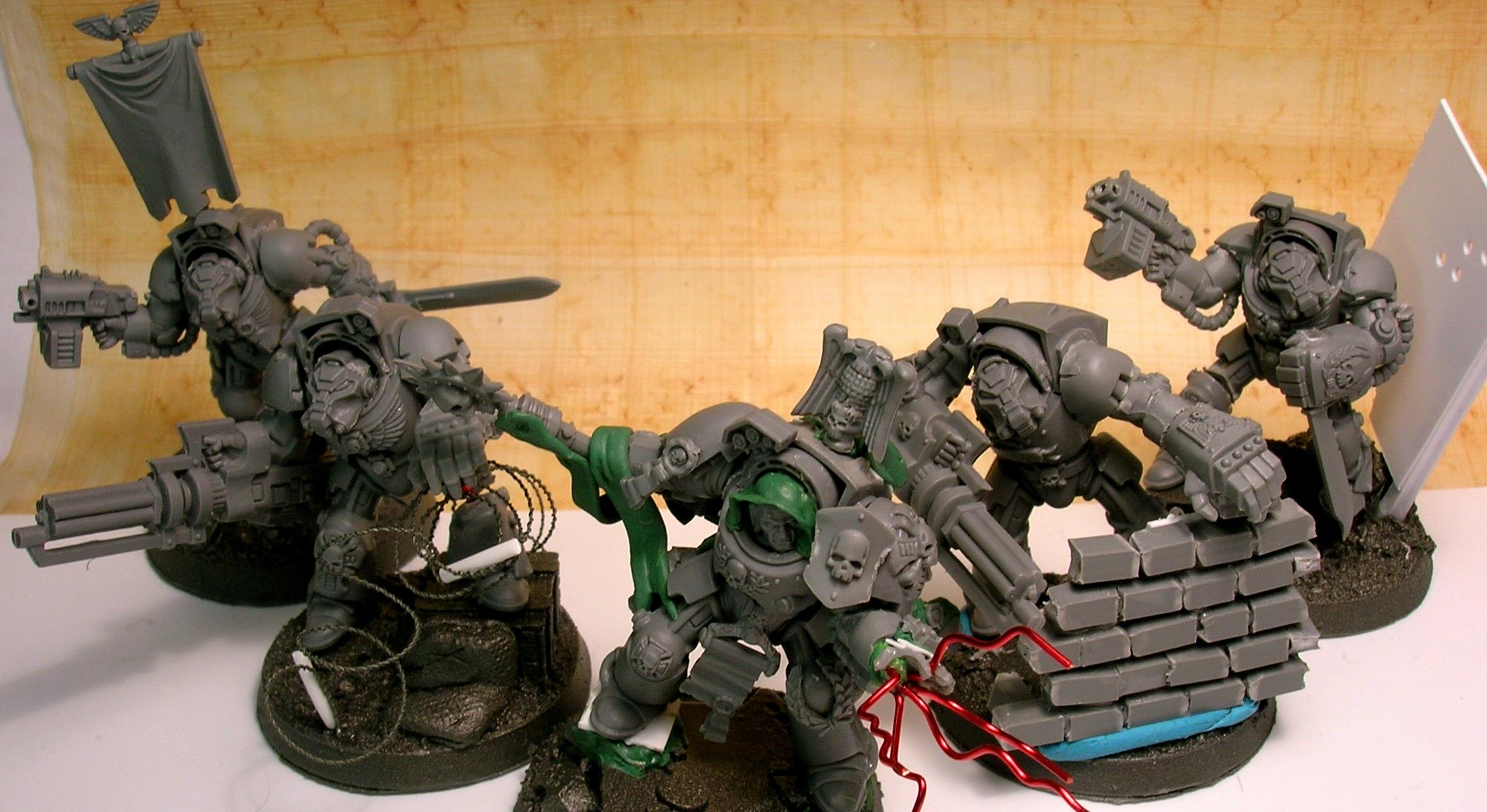 Conversion, Greenstuff, Librarian, Posing, Terminator Armor