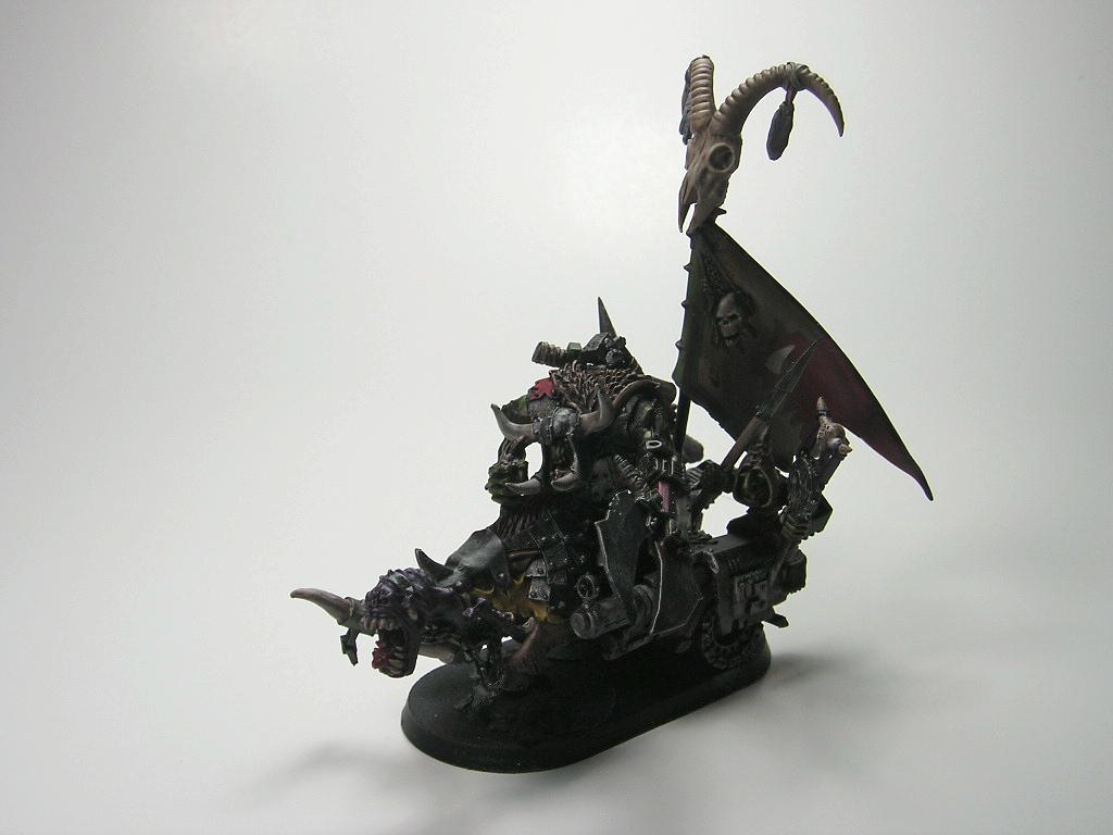 Snakebite Warboss on Cyboar1