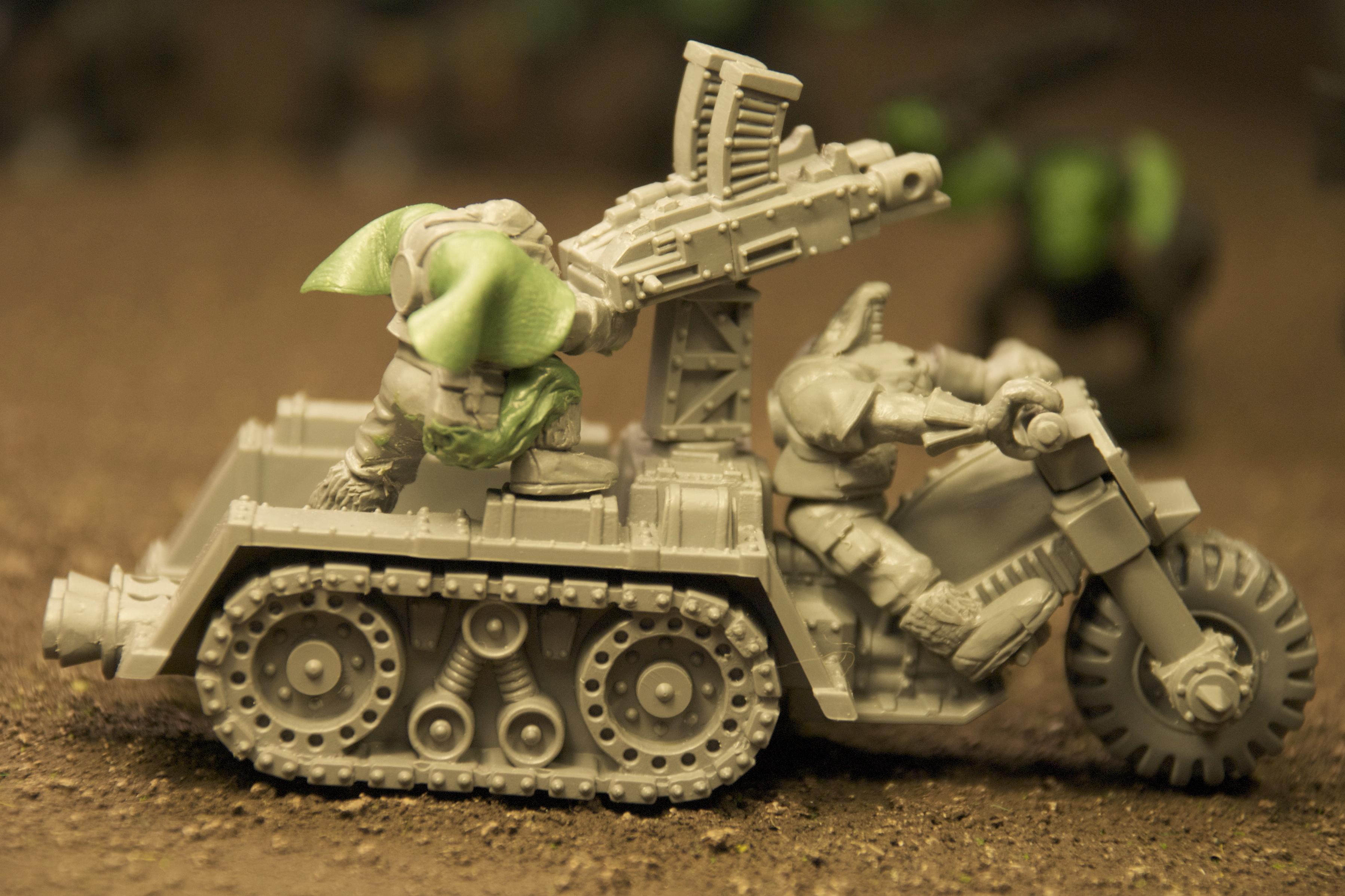 Orks, Warhammer 40,000, Wartrakk, Work In Progress