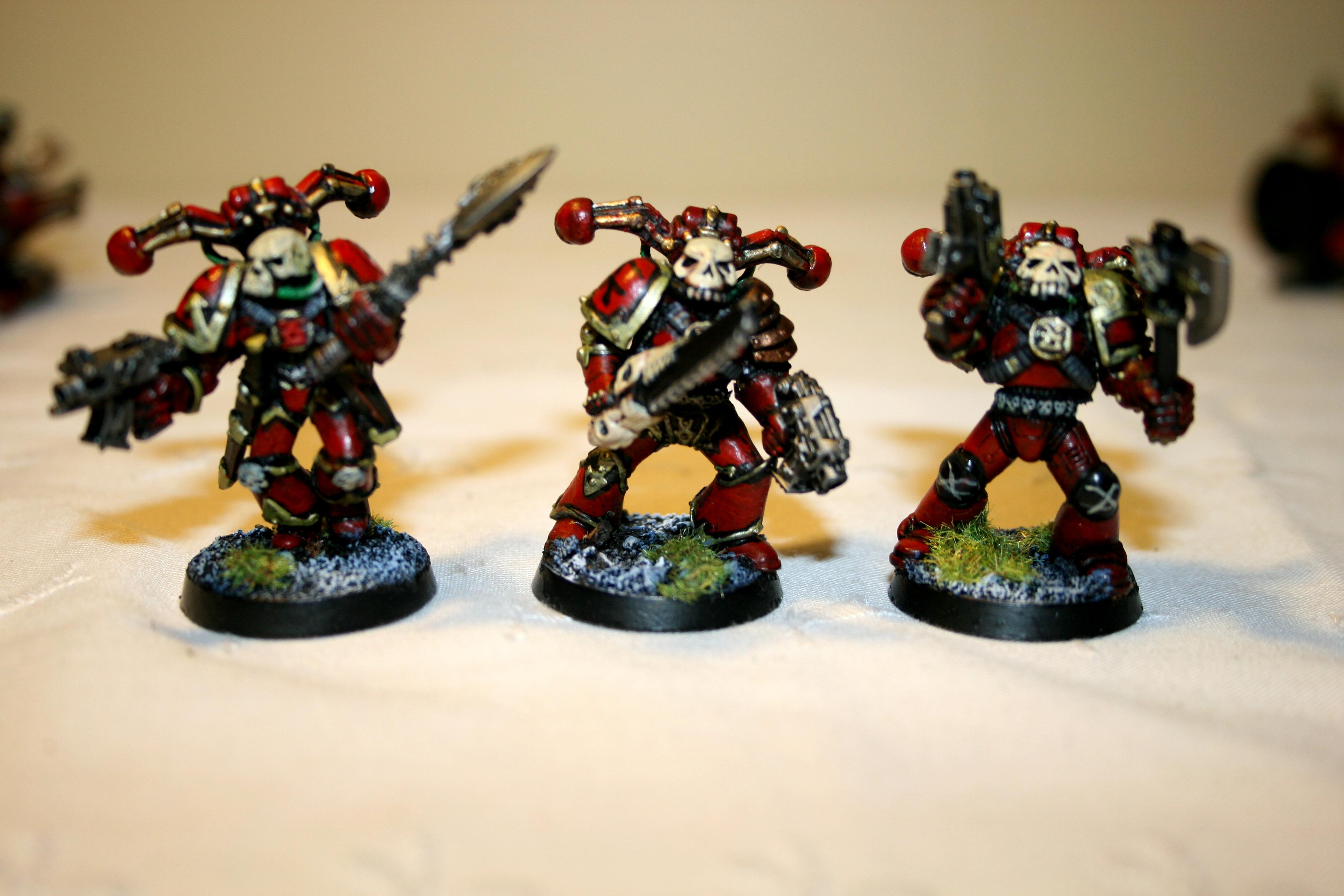 Berserkers, Chaos Space Marines, Khorne, Skull