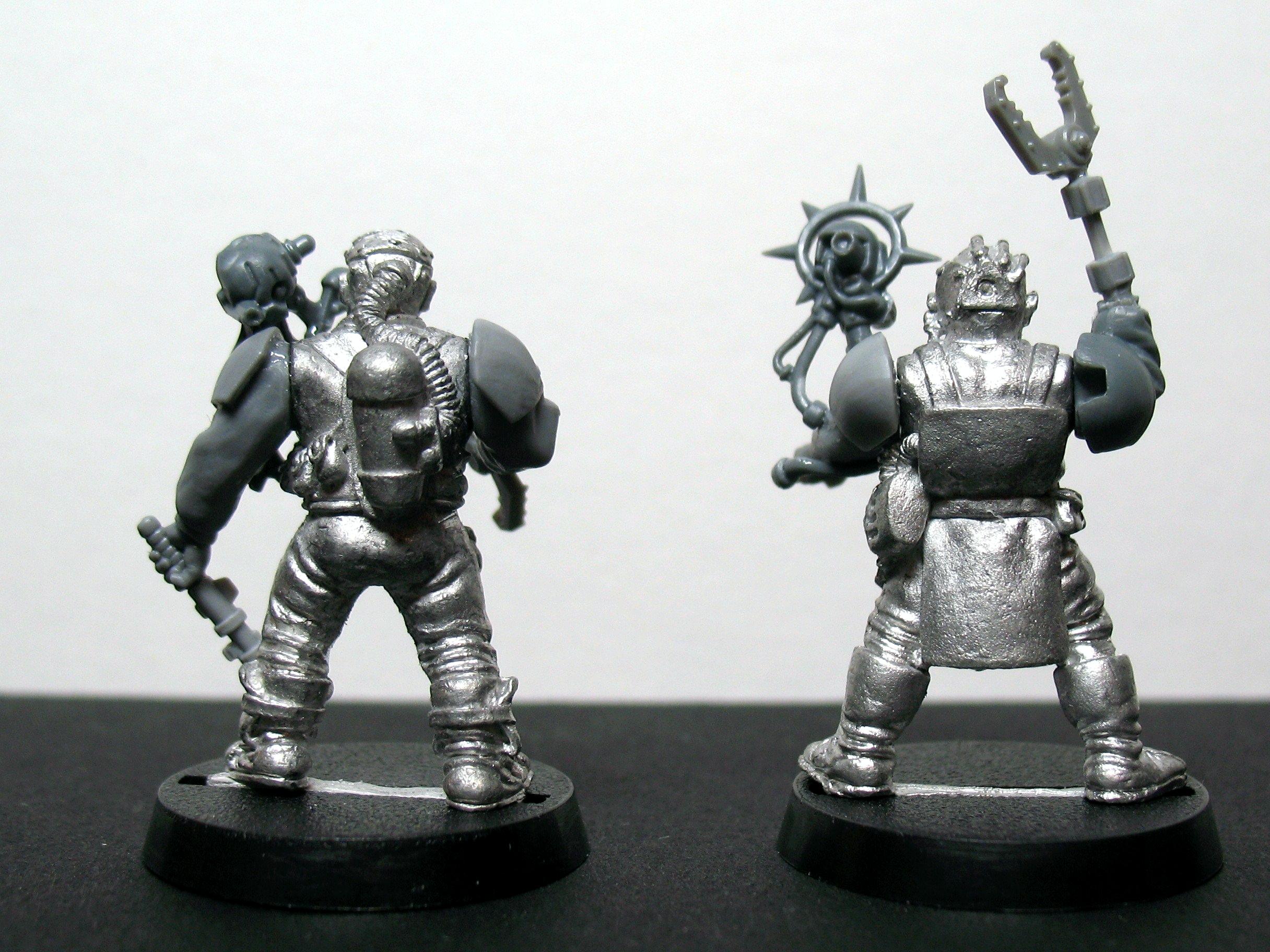 Cadians, Guard, Imperial Guard, Mechanicus, Servitors, Tech