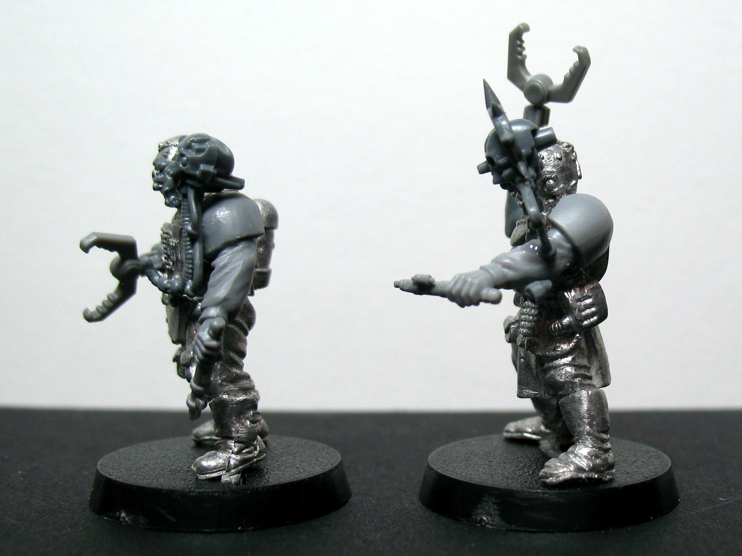Cadians, Guard, Imperial Guard, Mechanicus, Servitors, Tech