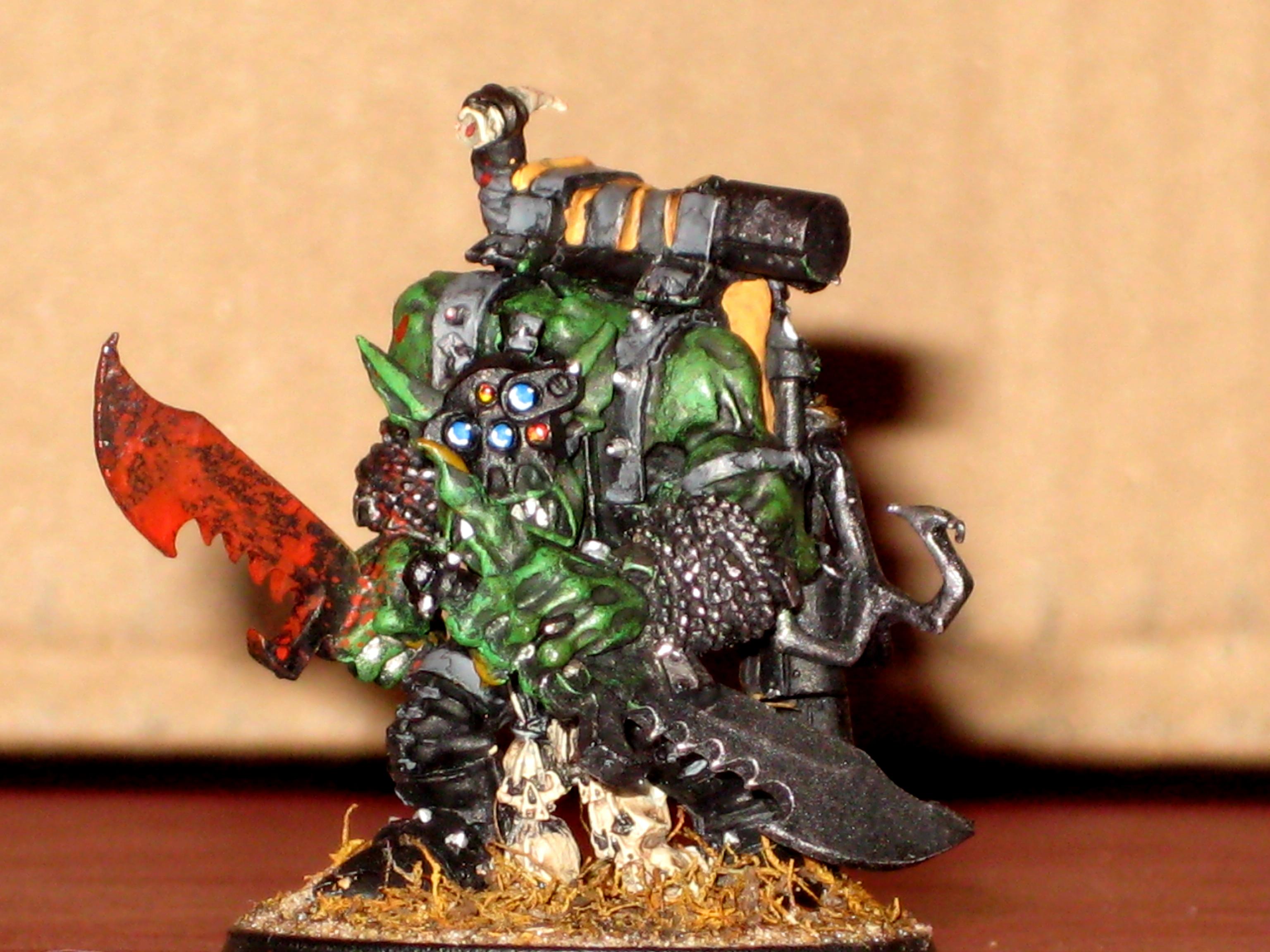 Boss Snikrot, Flesh Backpack, Ork Boss Snikrot, Orks, Warhammer 40,000