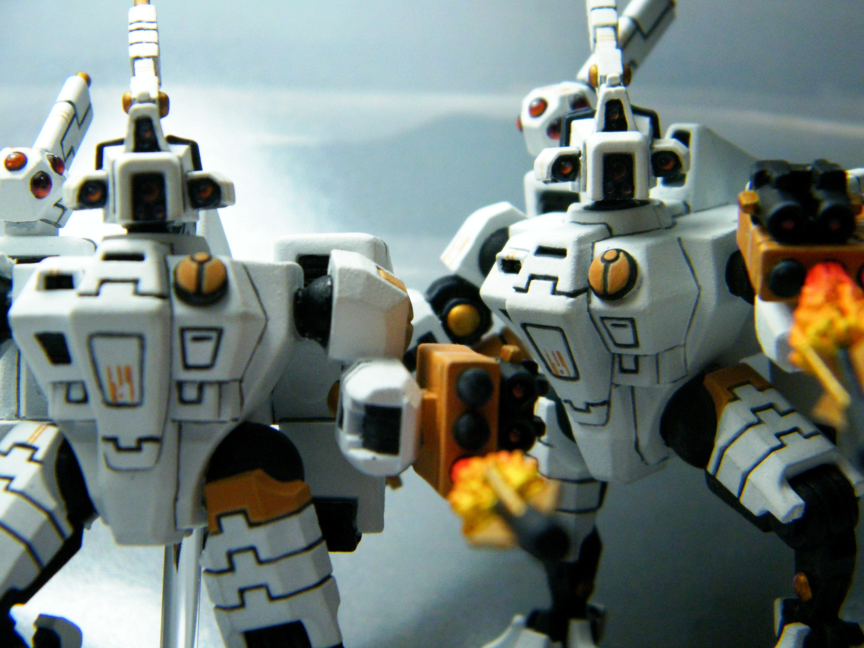 Clean White, Tau, Tau Battlesuits, White