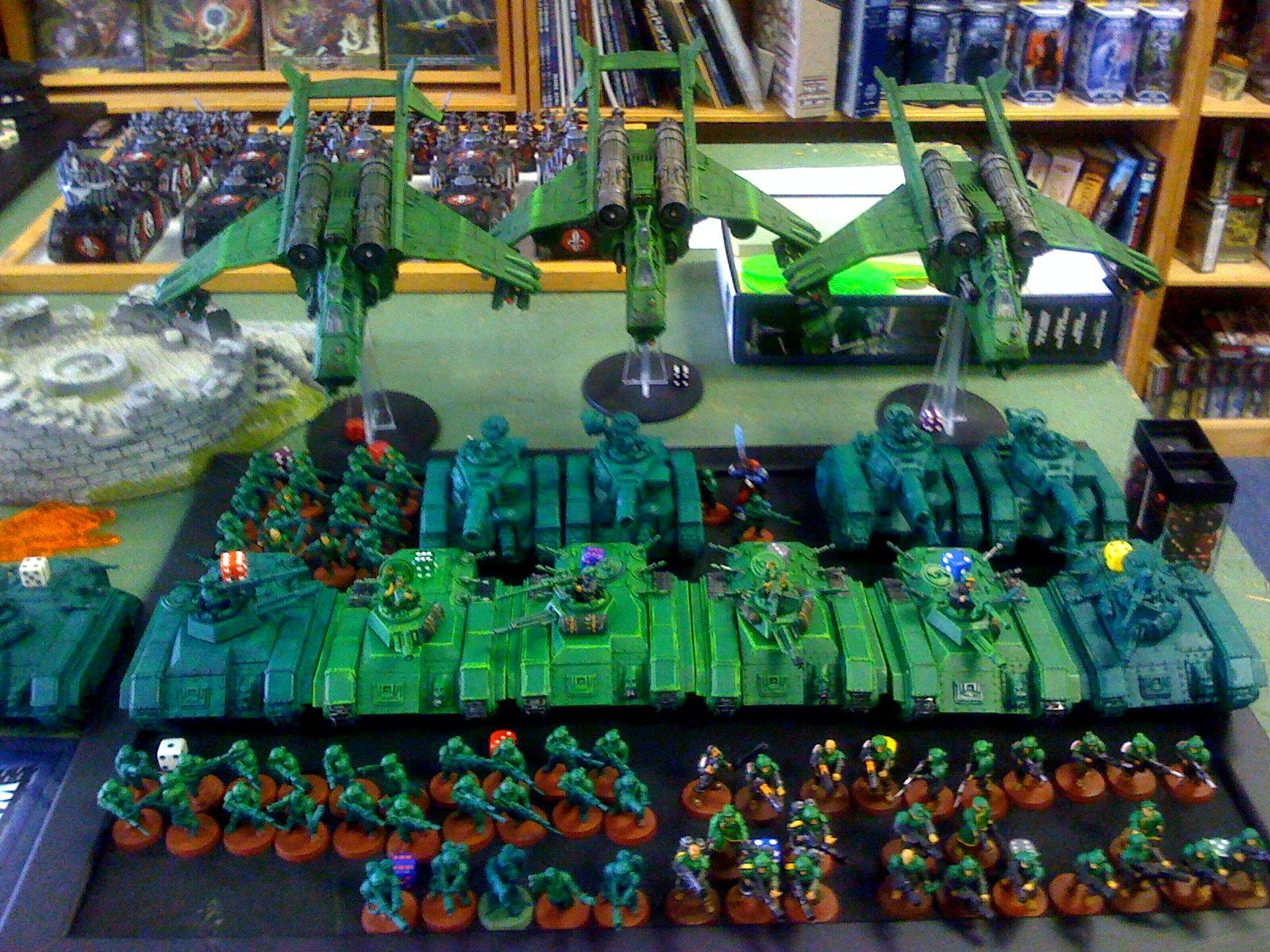 Display, Imperial Guard, Leman Russ, Valkyries