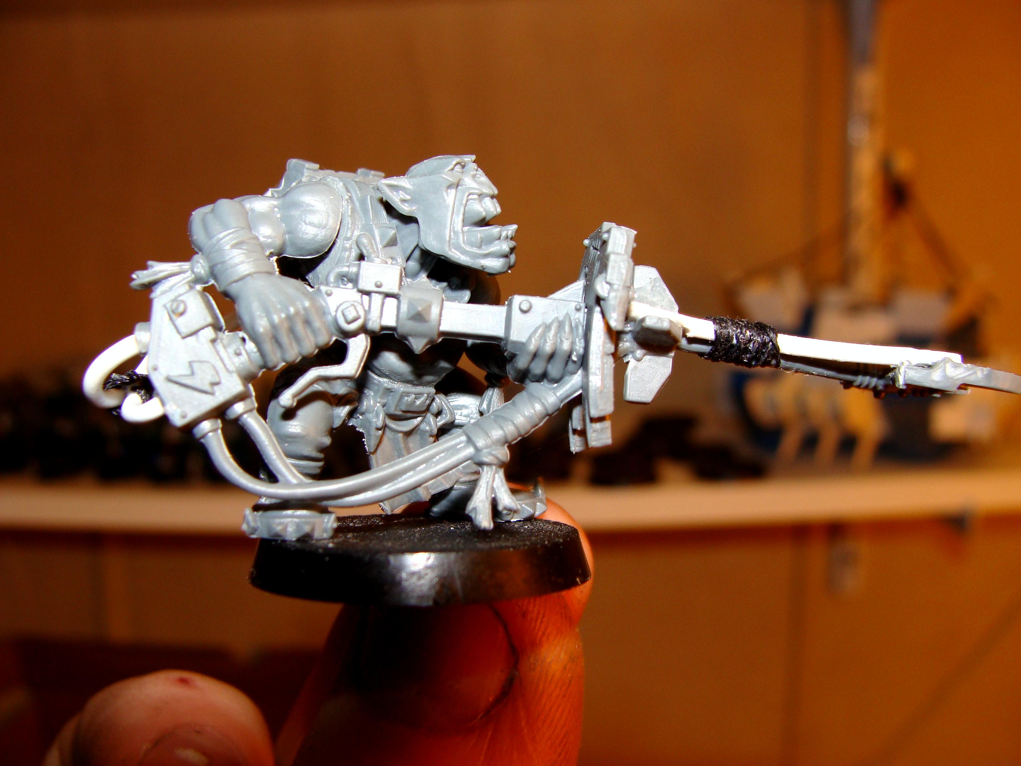 Conversion, Orks, Runt Herder, Warhammer 40,000, Work In Progress