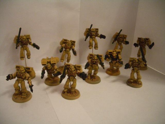 Imperial Fists, Space Marines, Warhammer 40,000, Work In Progress, Yellow Space Marines