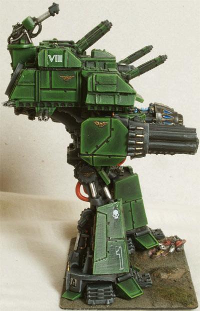 Awesome, Painted, Scratch Build, Super-heavy, Titan, Warhammer 40,000, Warlord, Wlaker
