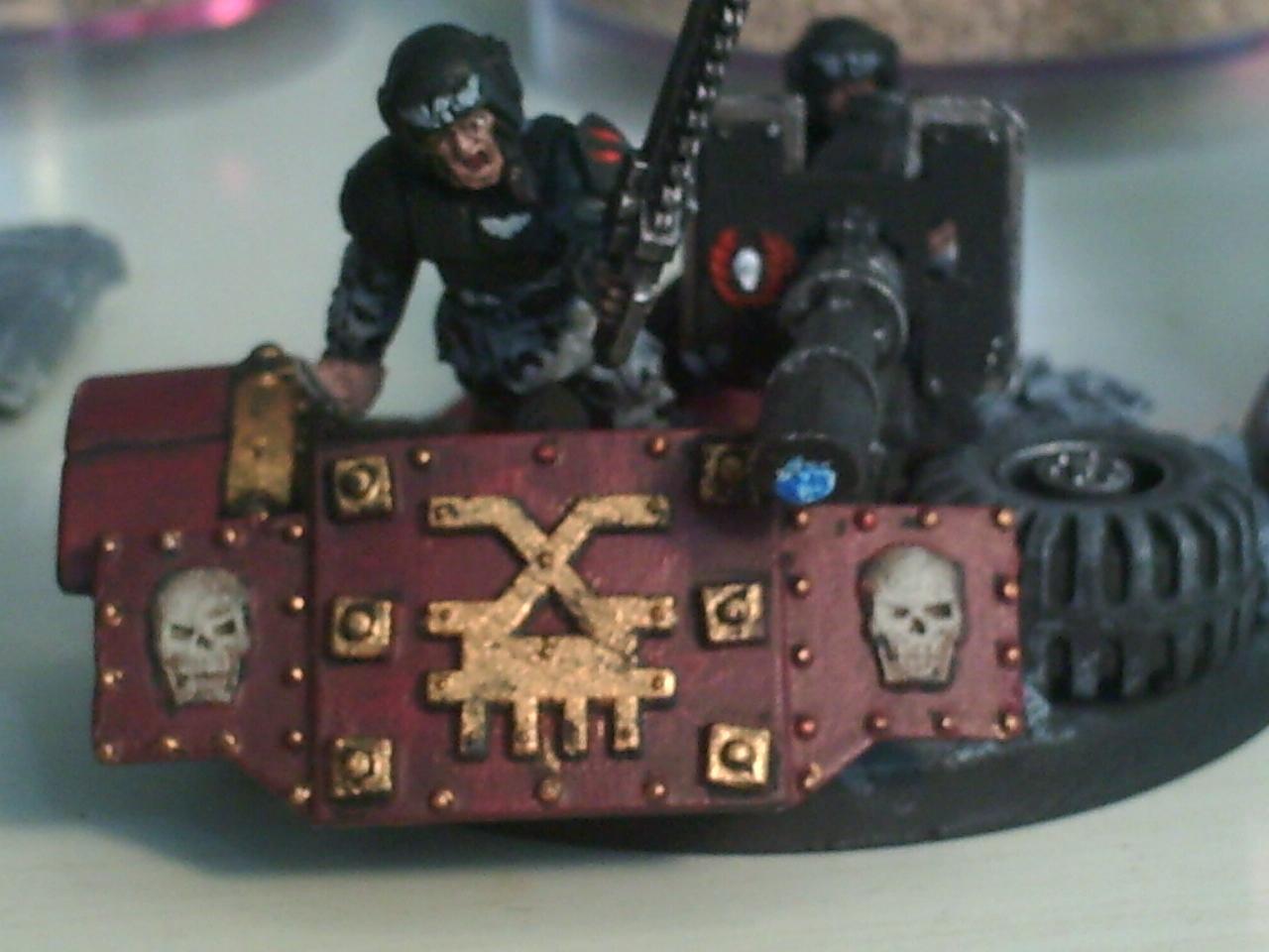 Cadian 386th, Cadians, Diorama, Heavy Weapons Team, Imperial Guard, Khorne