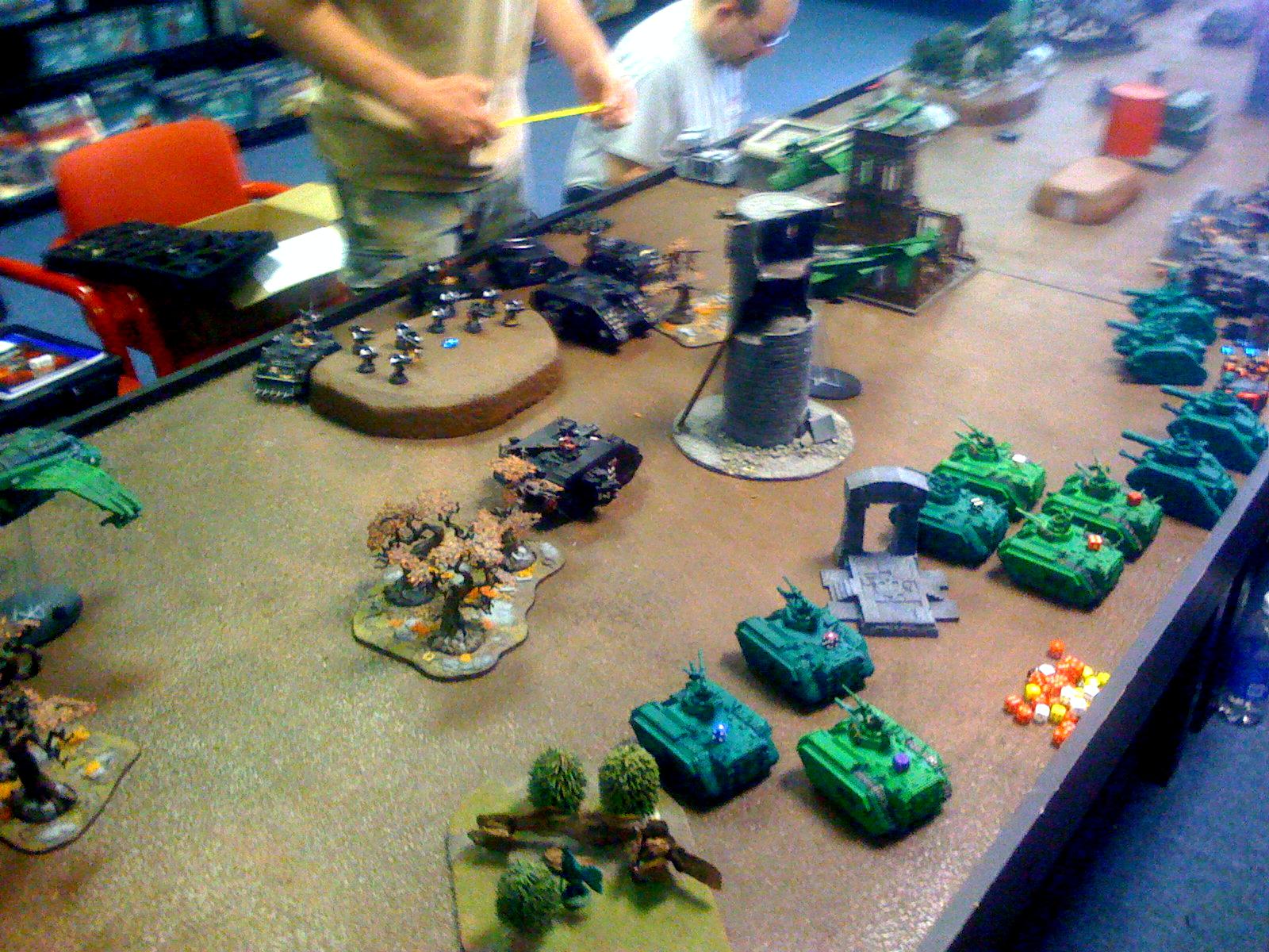 Apocalypse, Battle, Game Table, Imperial Guard, Space Marines