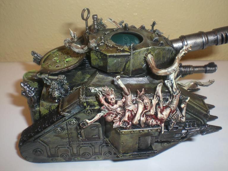 Warhammer обзор. Warhammer 40000 техника Нургла. Nurgle Imperial Guard. Леман русс танк Нургла. Warhammer 40000 танк Нургла.