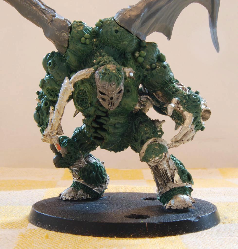 Chaos, Chaos Space Marines, Conversion, Daemon Prince, Daemon Prince. Death Guard, Daemons, Death Guard, Duel, Nurgle, Plague Marines, Prince, Winged, Work In Progress