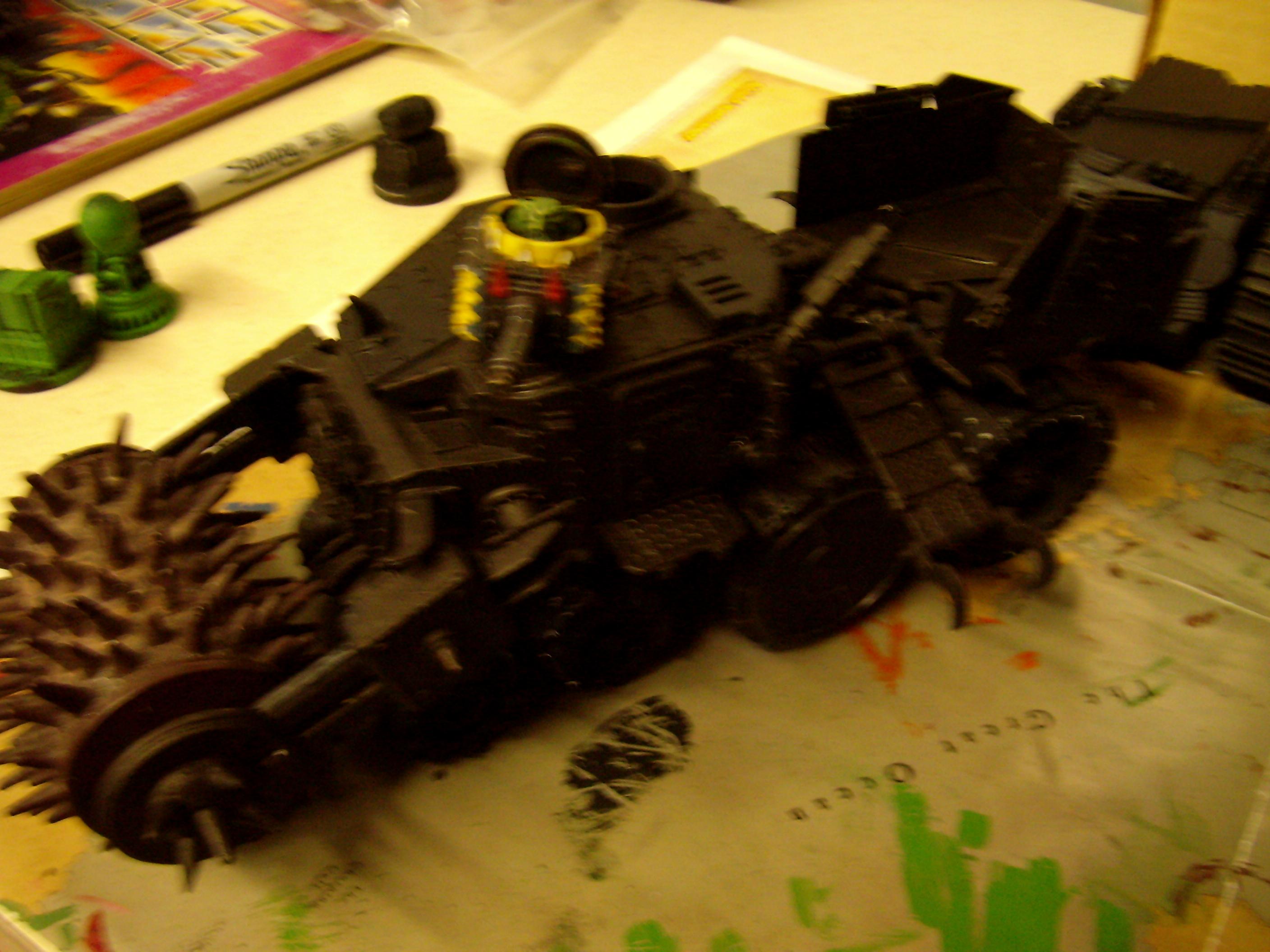 Battlewagon, Blurred Photo, Boarding Planks, Orks