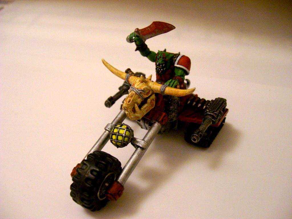converted ork warbike/trike (front)