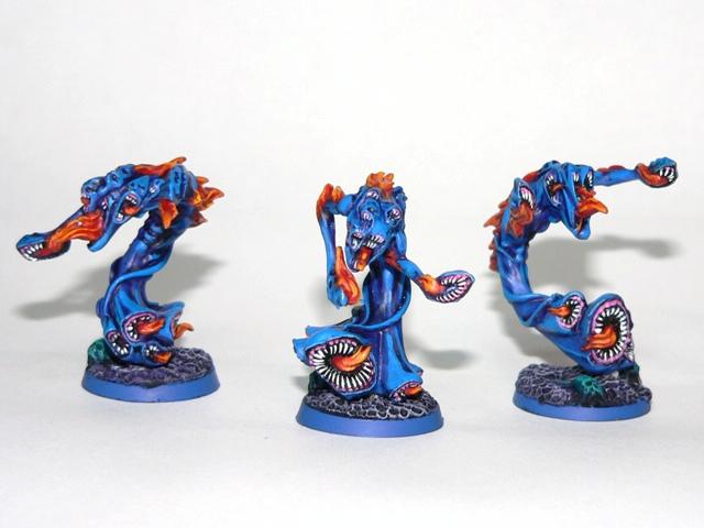 Chaos, Chaos Daemons, Flamers, Tzeentch, Warhammer 40,000, Warhammer Fantasy