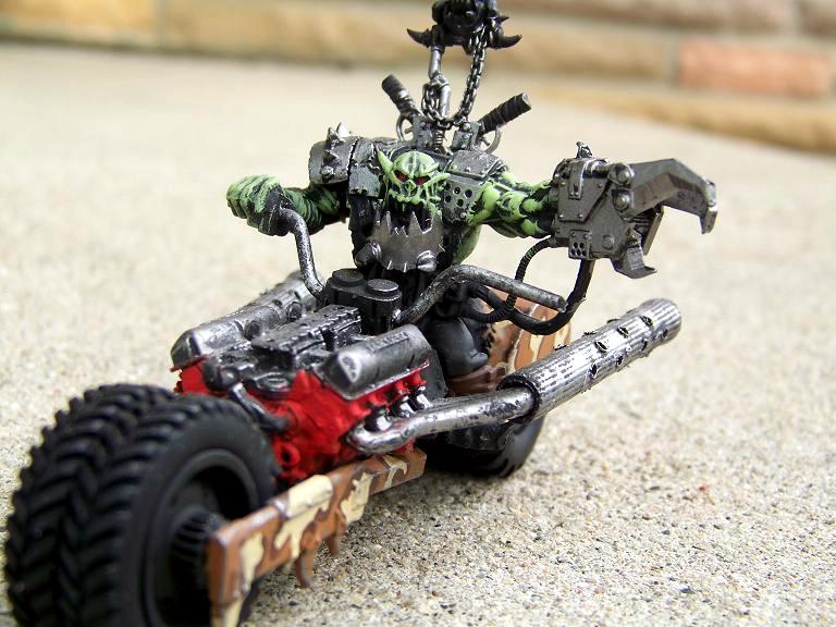 Nob, Orks, Warbike, bikerboss