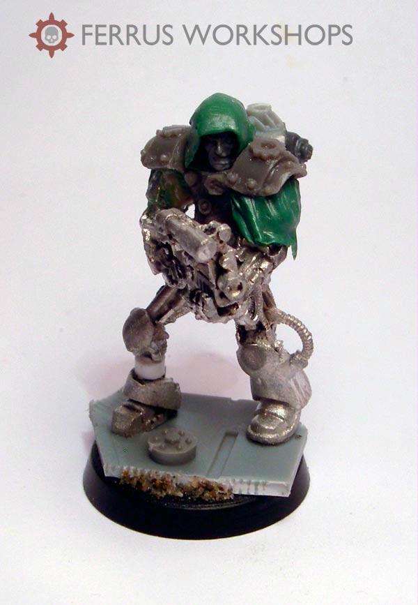 Adeptus Mechanicus, Chaos, Conversion, Cyborg, Work In Progress