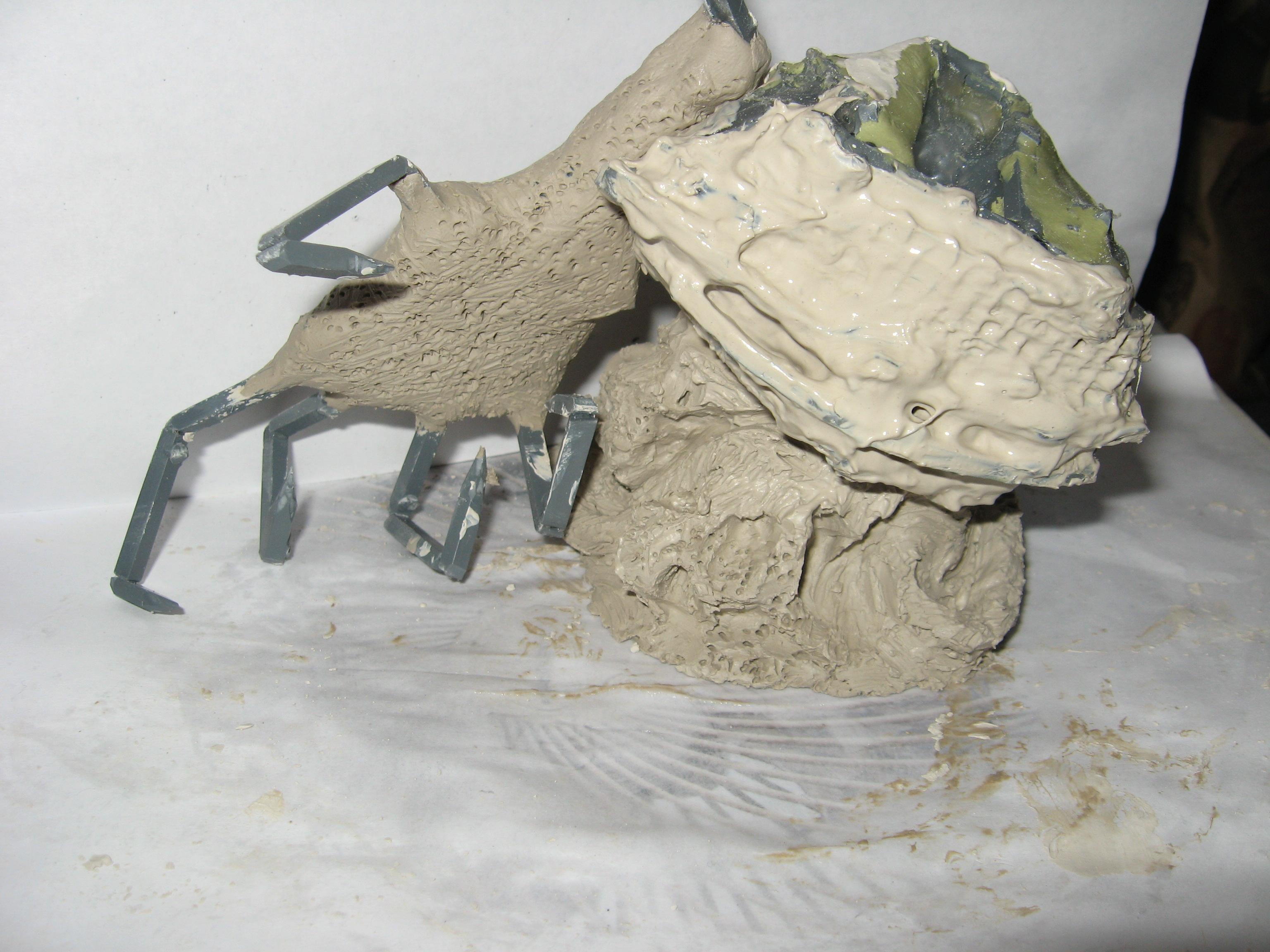 Front torso, arm, and gut legs base