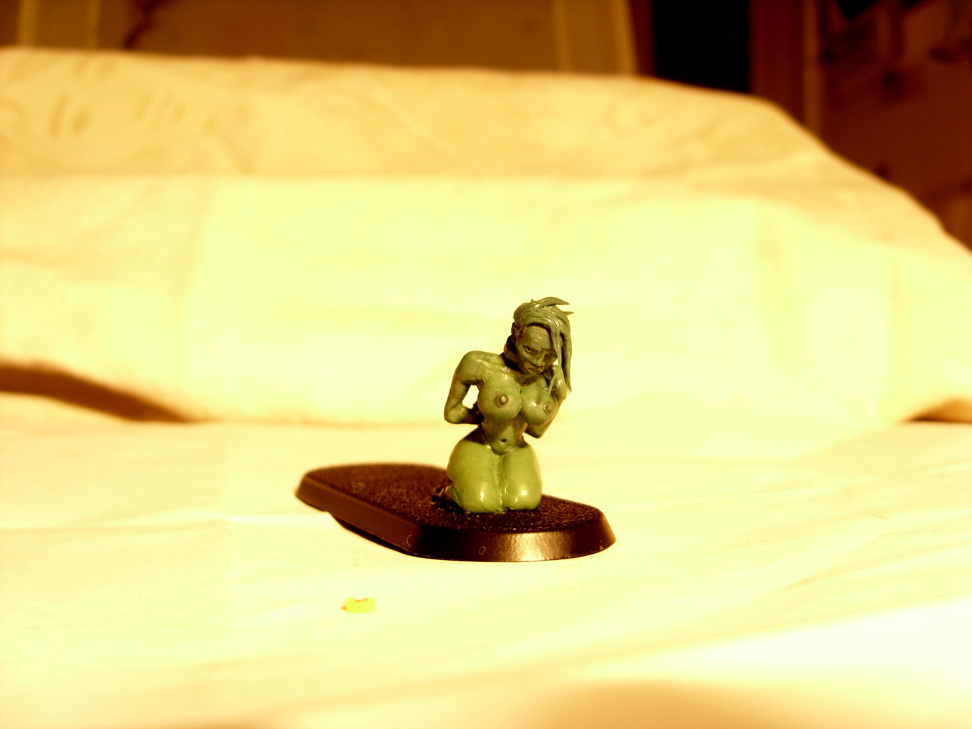 Female, Greenstuff, Sculpting, Slave