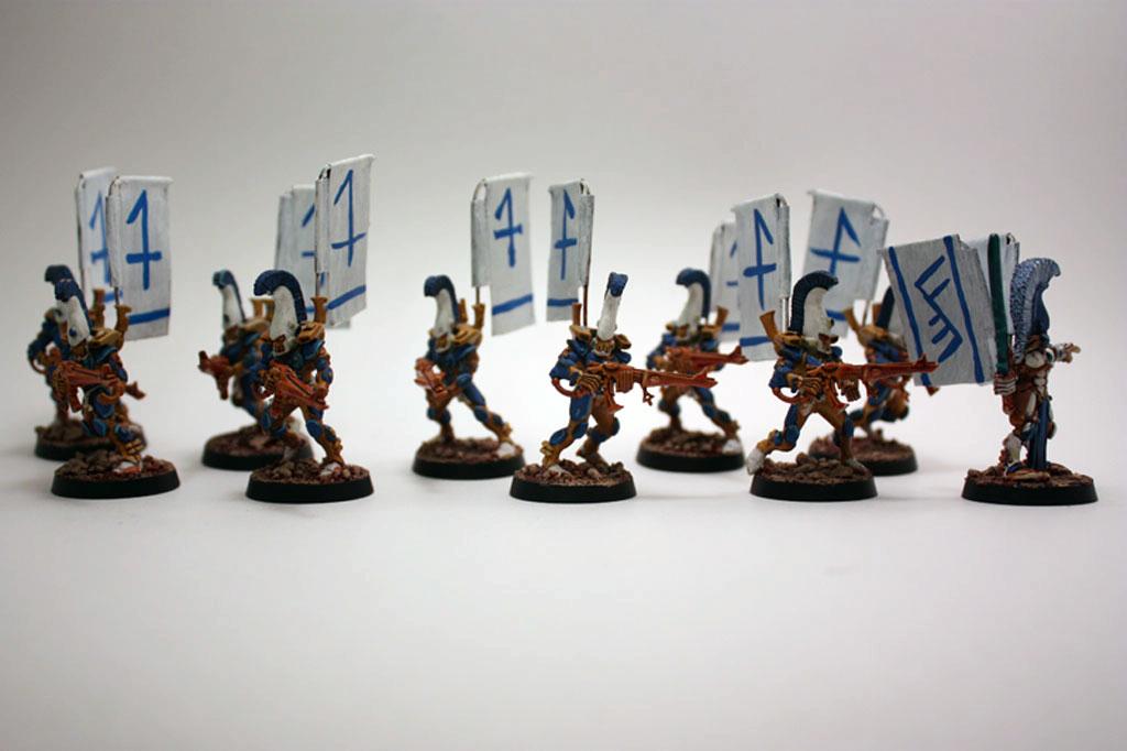 Back Banner, Dire Avengers, Eldar, Warhammer 40,000