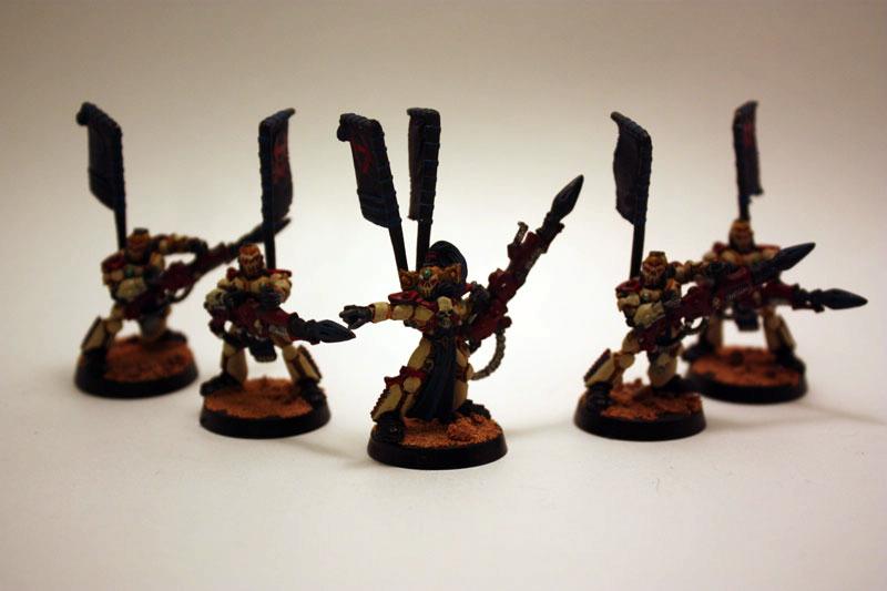 Aspect Warrior, Back Banner, Dark Reapers, Eldar