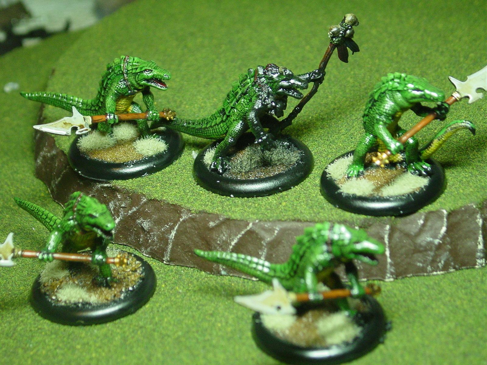Beastmen, Gatormen, Hordes, Lizardmen