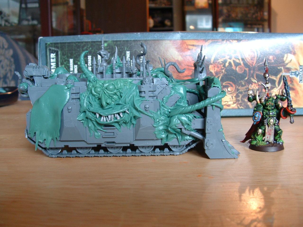 Chaos Space Marines, Conversion, Greenstuff, Vindicator