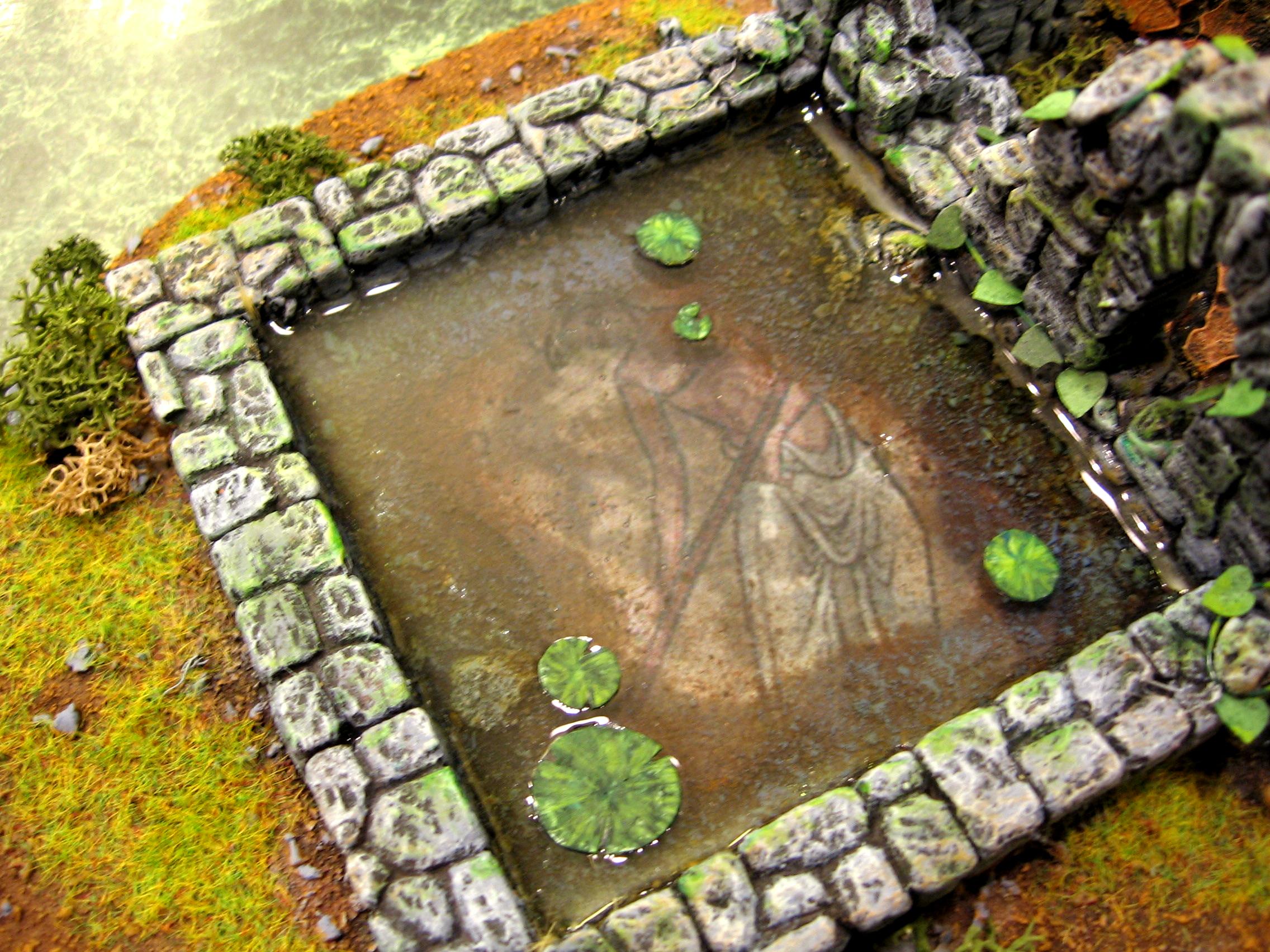 Fantasy Terrain, Pond, Shrine, Terrain, Wood Elves
