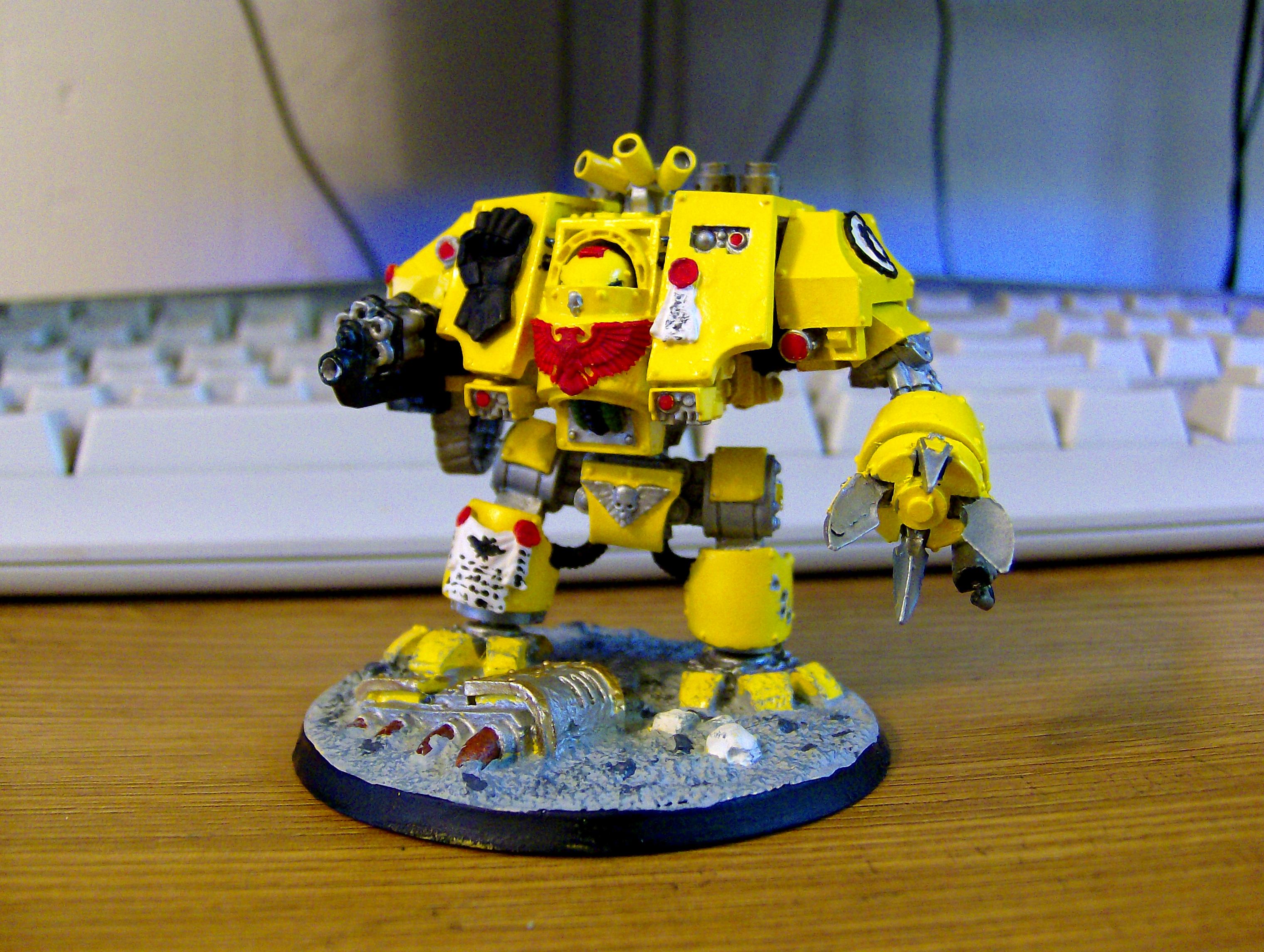 Dreadnought, Imperial Fists, Space Marines, Warhammer 40,000