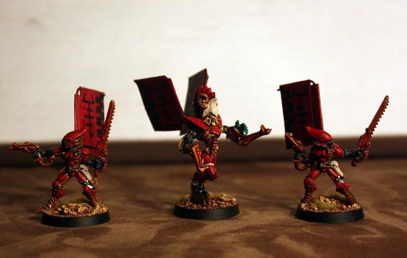 Eldar, (3) Striking Scorpions closeup