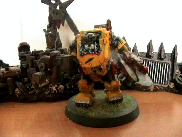 Orks, ork in mega armour
