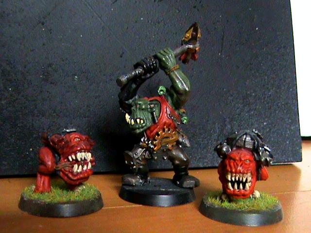 Bomb Squigs, Orks, ork tank busta with bomb squigs