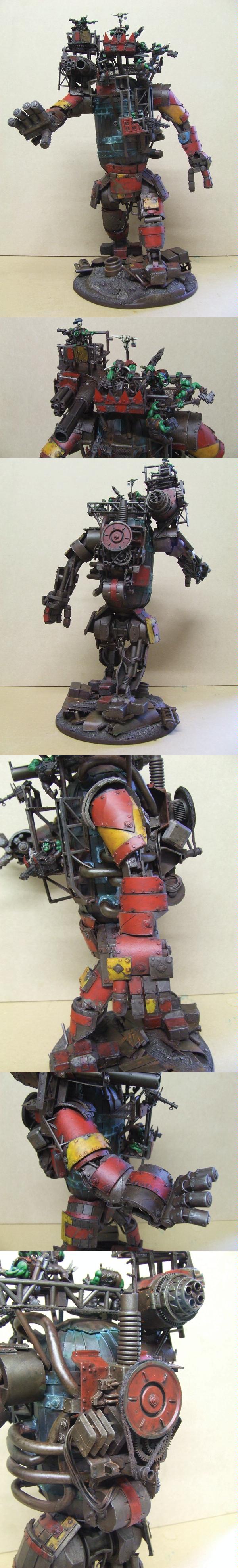 Awesome, Orks, Scratch Build, Steampunk, Stompa