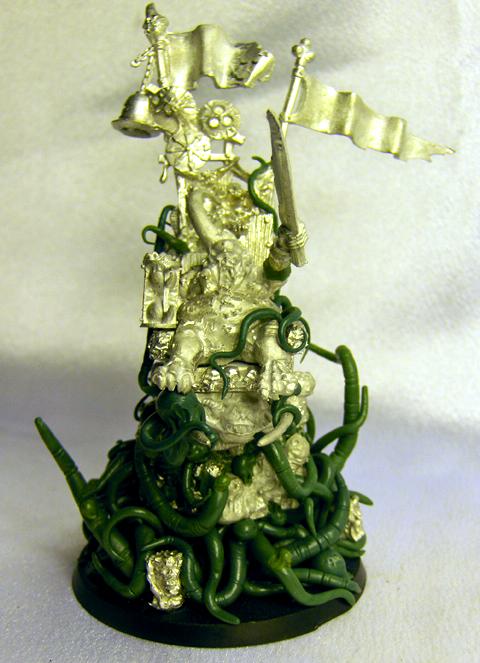 Chaos, Conversion, Epidemius, Greenstuff, Mod, Nurgle, Work In Progress