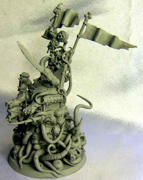 Chaos, Conversion, Epidemius, Greenstuff, Mod, Nurgle, Work In Progress