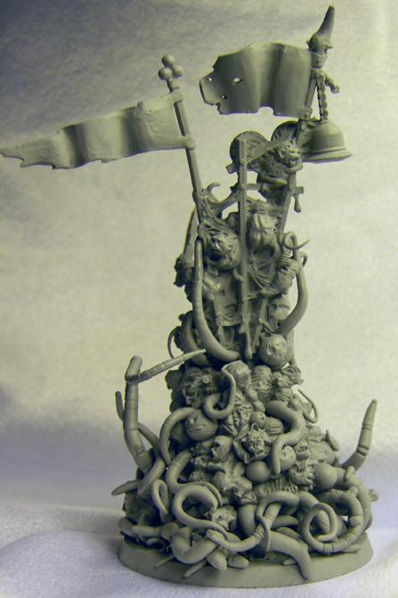 Chaos, Conversion, Epidemius, Greenstuff, Mod, Nurgle, Work In Progress