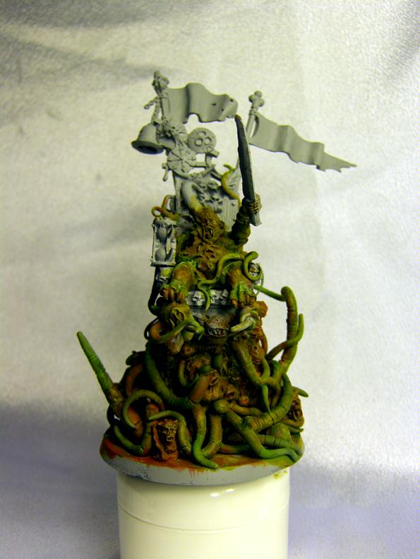 Chaos, Conversion, Epidemius, Greenstuff, Mod, Nurgle, Work In Progress