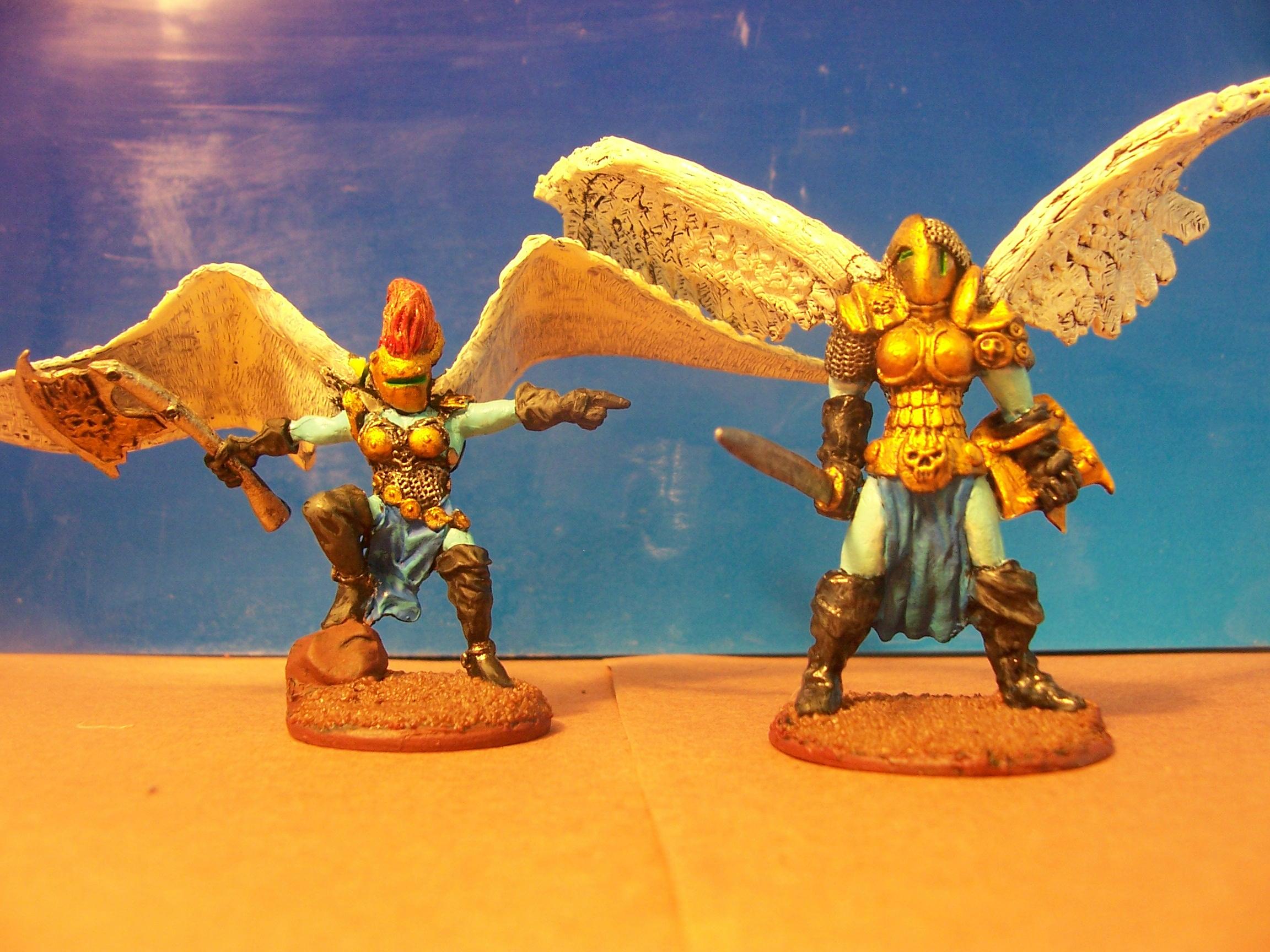 Angel, Chaos, Raptors, Winged