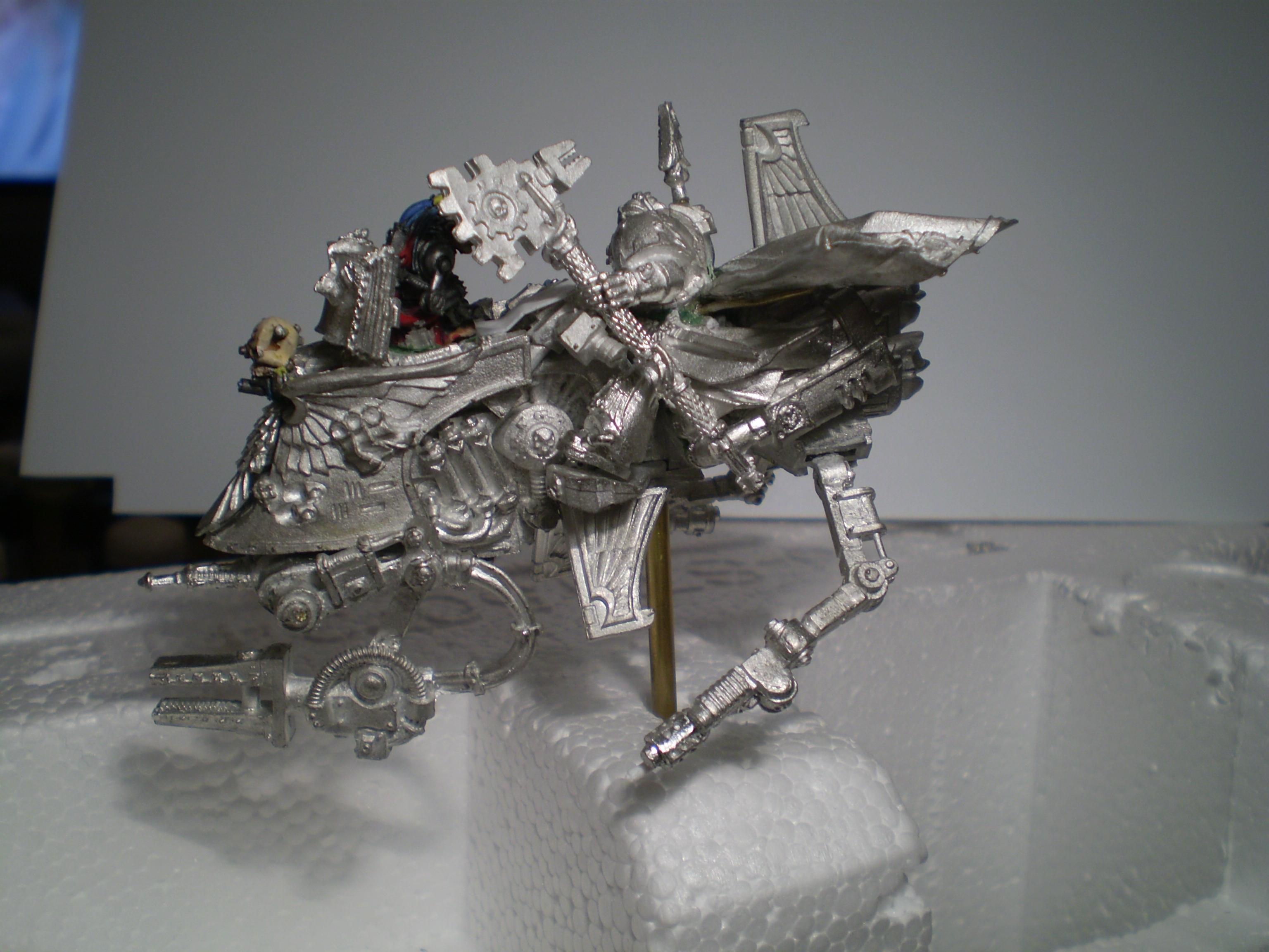 Bike, Dark Angels. Warhammer 40k, Headquarters, Master Of The Forge, Space Marines, Techmarine, Work In Progress
