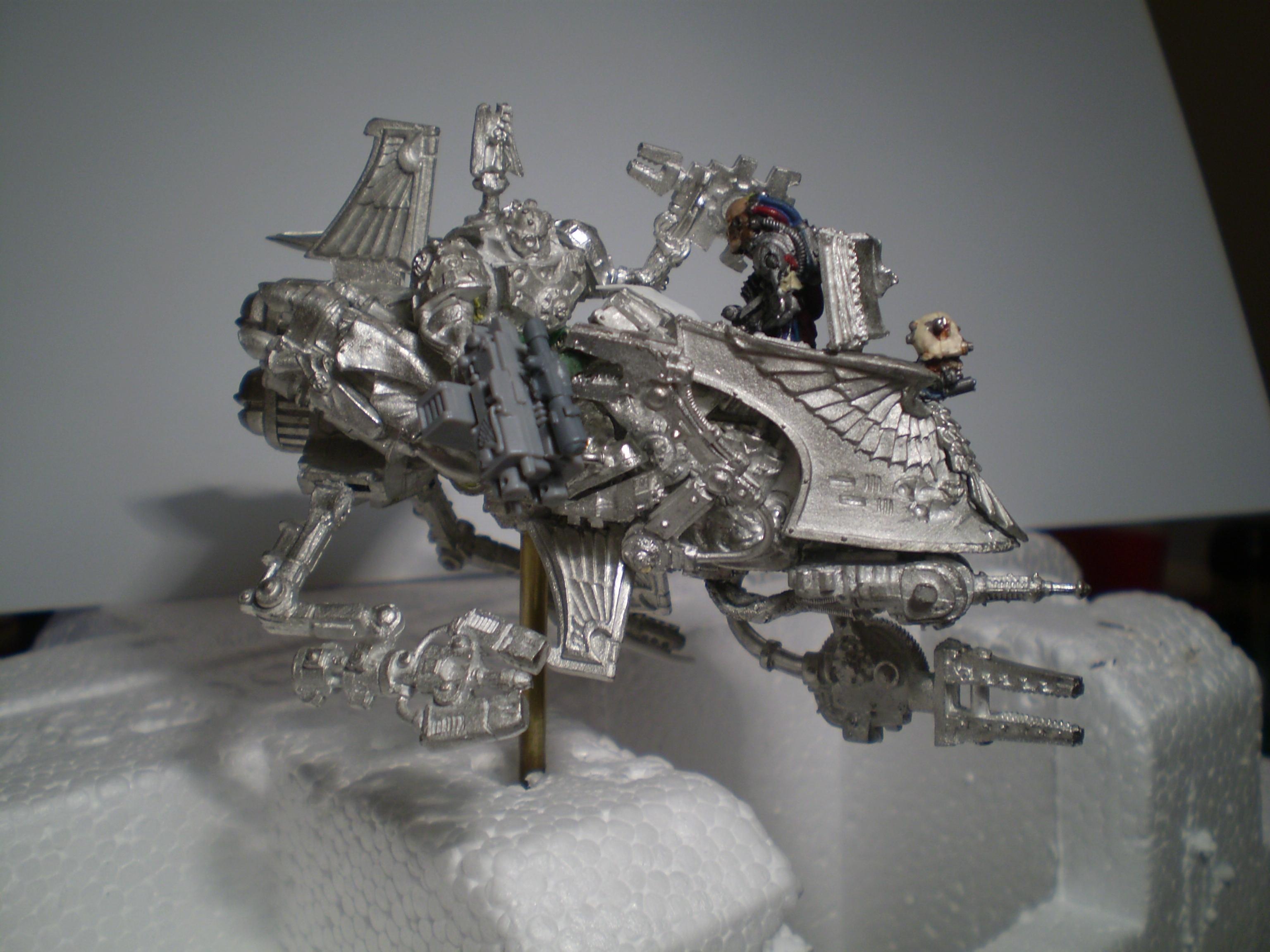 Bike, Dark Angels. Warhammer 40k, Headquarters, Master Of The Forge, Space Marines, Techmarine, Work In Progress