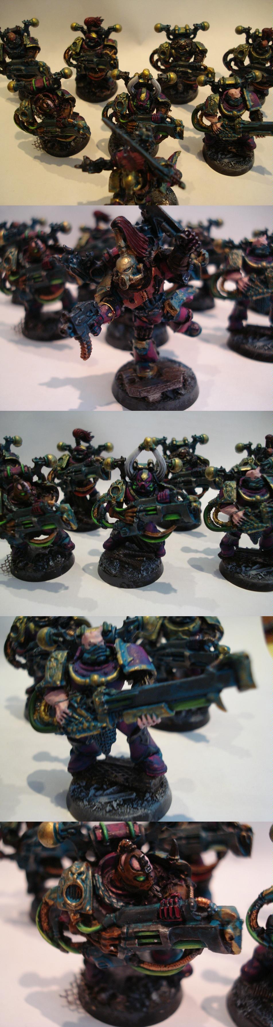 Noise Marines, Pink, Slaanesh, Sonic Blasters