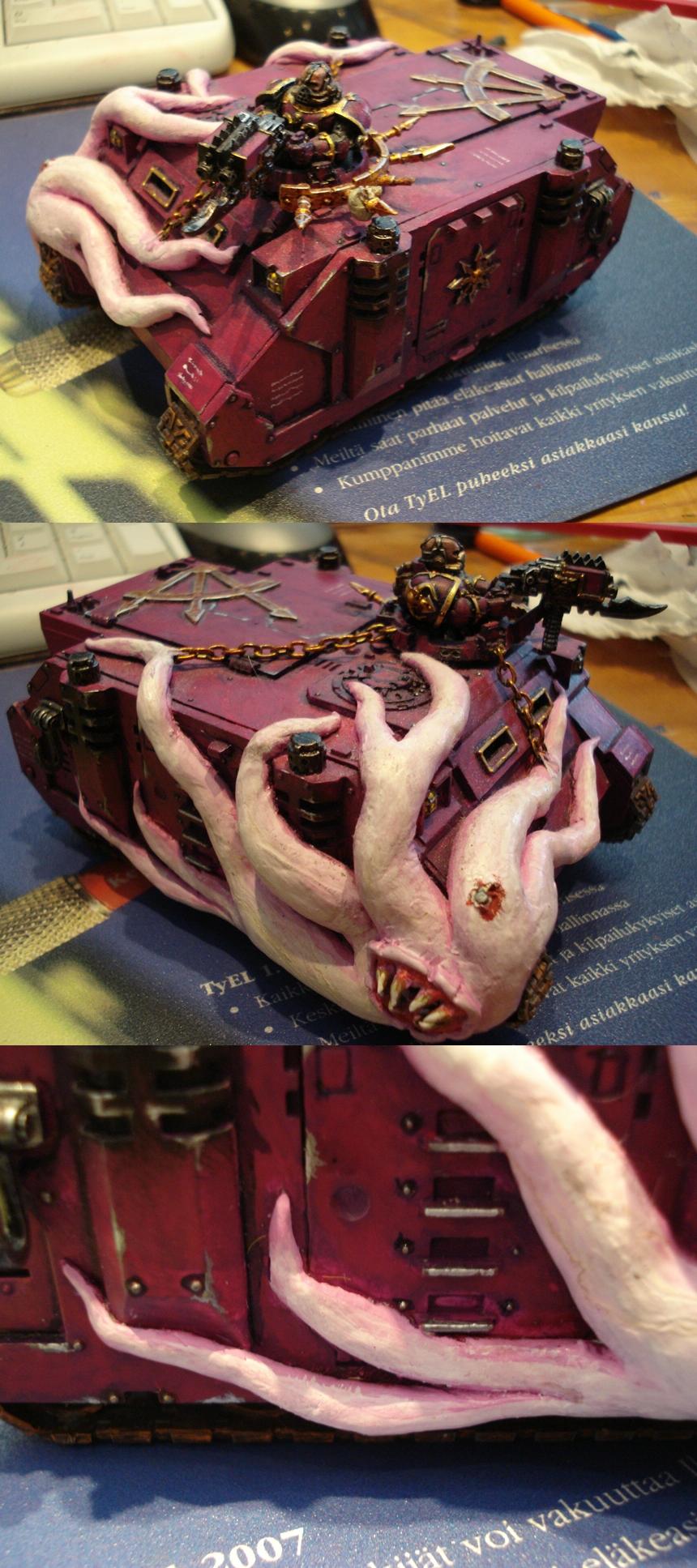 Chaos Space Marines, Emperor's Children, Pink, Tentacles