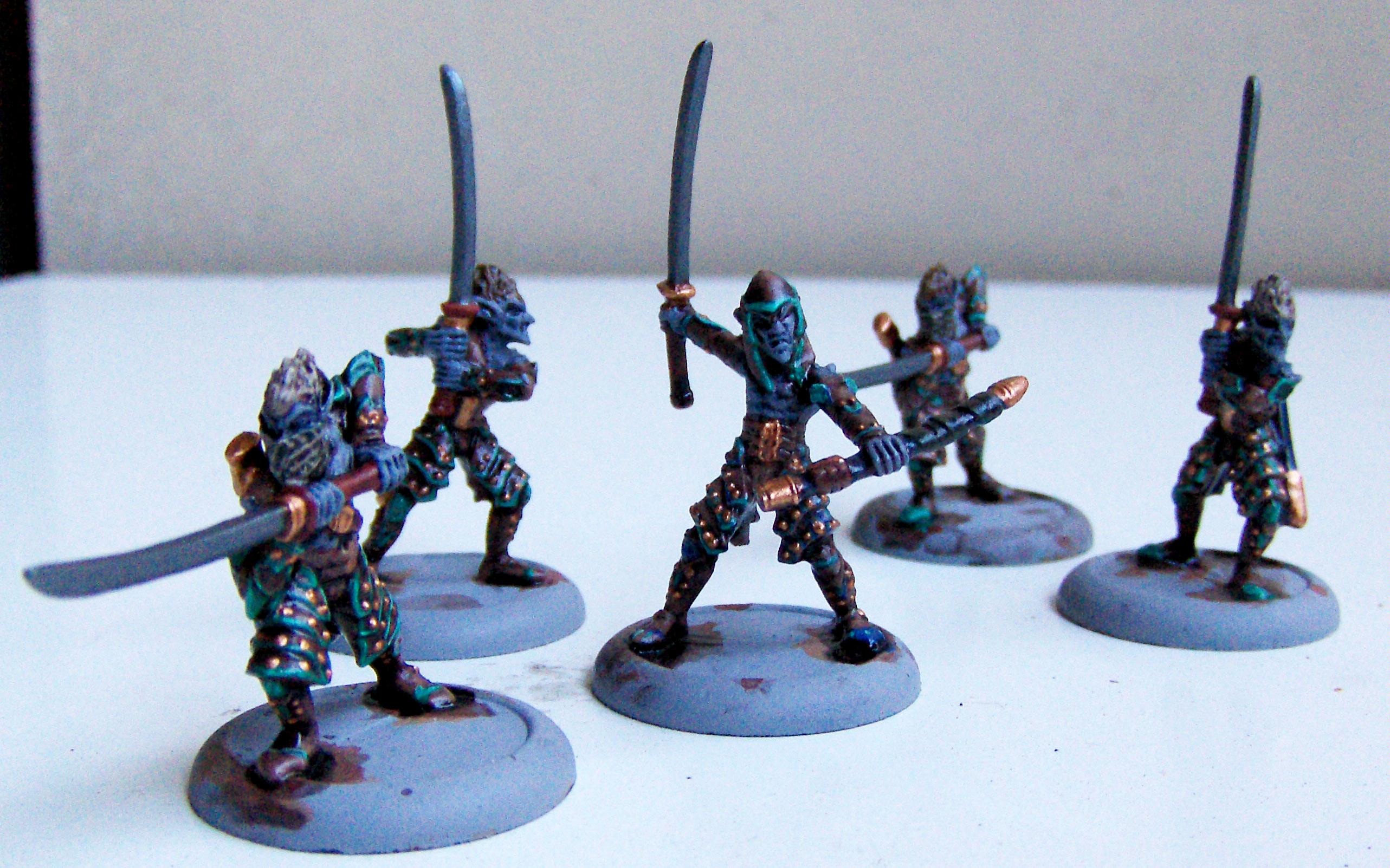 30mm, Blighted Nyss, Hordes, Infantry, Legion Of Everblight, Privateer Press, Steam Punk, Swordsmen, Warhammer Fantasy, Work In Progress
