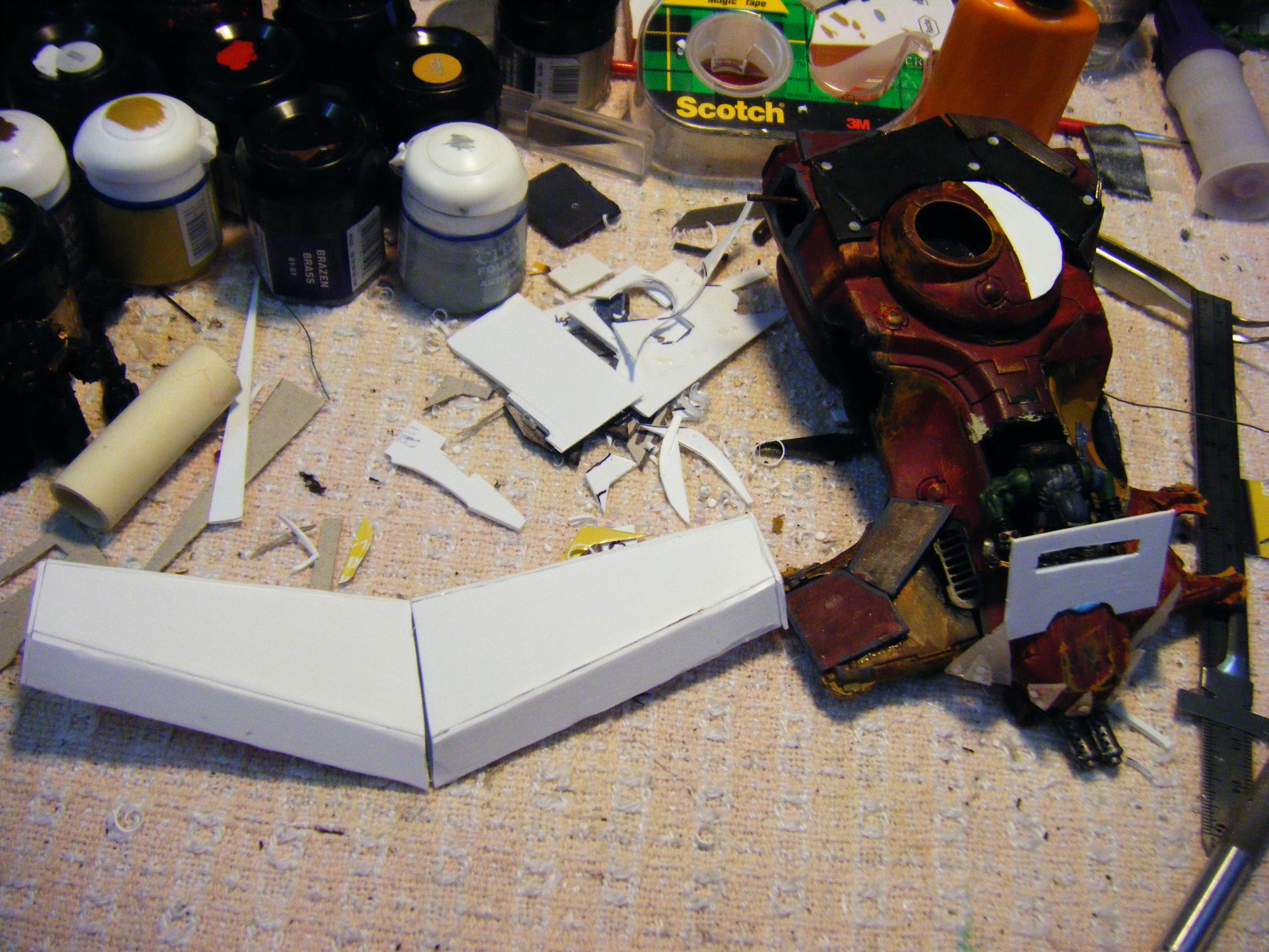 Hammerhead, Plasticard, Scratch Build, Tank, Tau