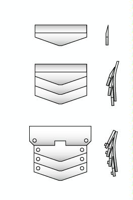 Armoured skirt for dread