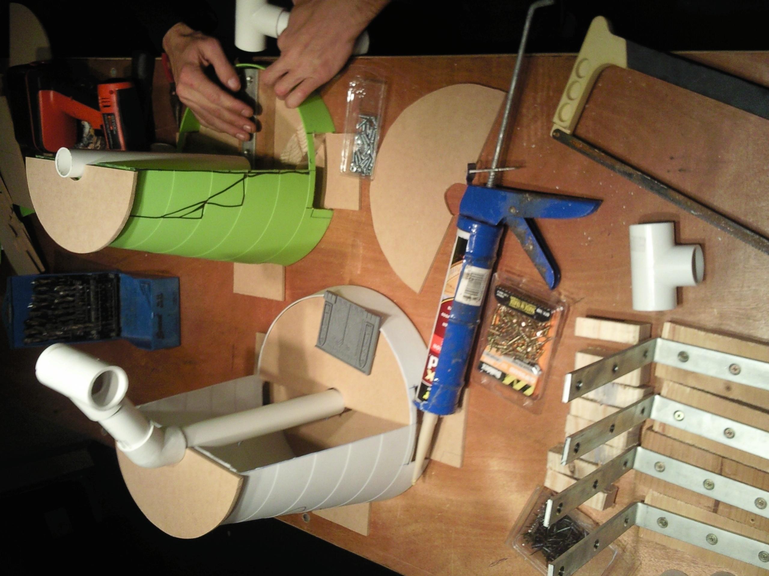getting all the parts togetherr. A few beers required @ this stage....